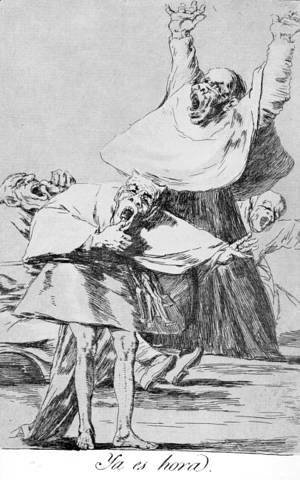 Goya - Caprichos - Plate 80: It is Time