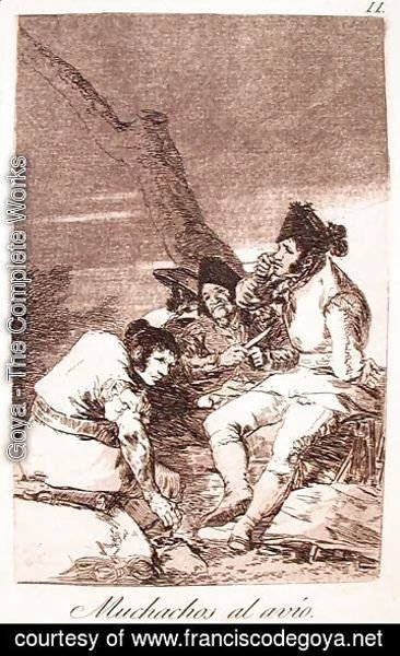 Goya - Lads Making Ready