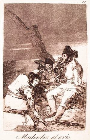 Goya - Lads Making Ready
