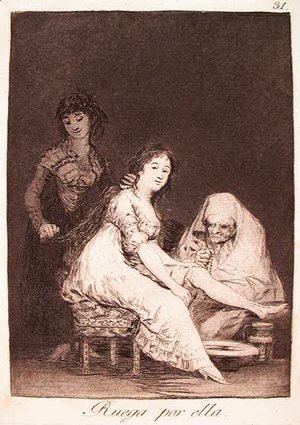 Goya - She Prays for Her