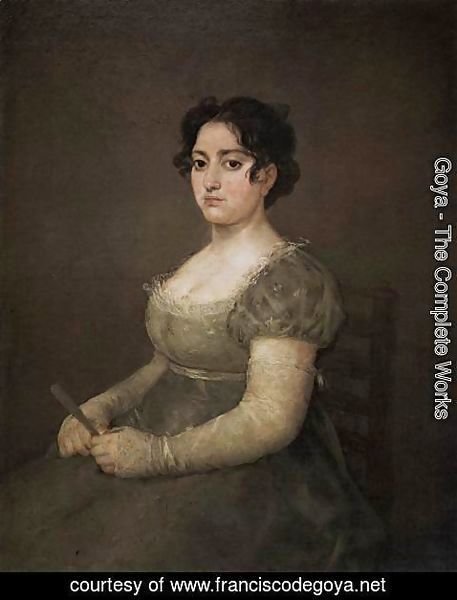 Goya - Portrait of a Lady with a Fan