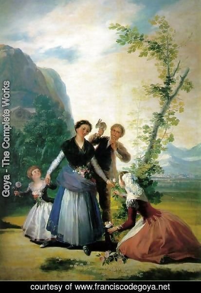Goya - Spring (The Flower Girls)