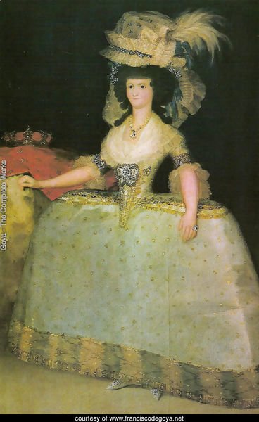The queen Maria Luisa