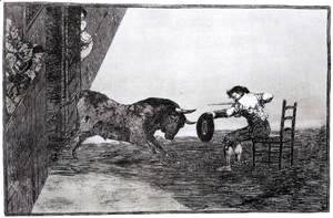 Goya - The Bravery of Martincho in the Ring of Saragassa (Tauromaquia 18)