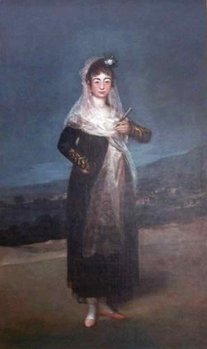 Goya - Portrait of Marquesa Santiago