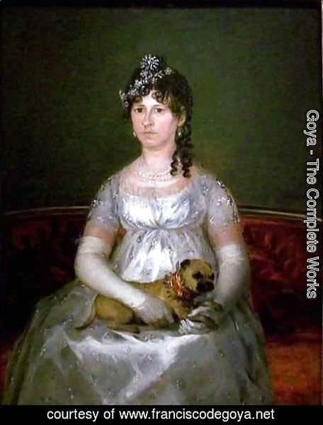 Goya - Portrait of Dona Francisca Vicenta Chollet y Caballero