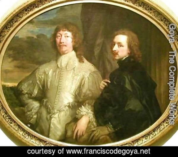 Goya - Self Portrait with Sir Endymion Porter