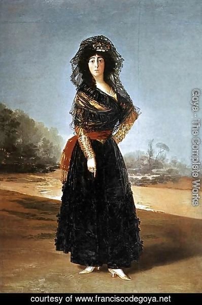 Goya - Portrait of the Duchess of Alba 2