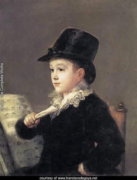 Portrait of Mariano Goya, the Artist's Grandson 2