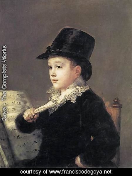 Goya - Portrait of Mariano Goya, the Artist's Grandson 2