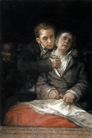 Goya - Self-Portrait with Doctor Arrieta 2