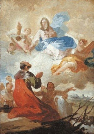 Goya - The Appearance of the Virgen del Pilar to Saint James