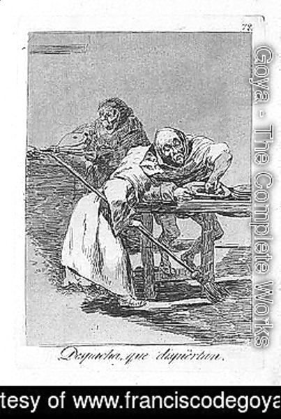 Goya - Tantalo and despacha, que dispiertan