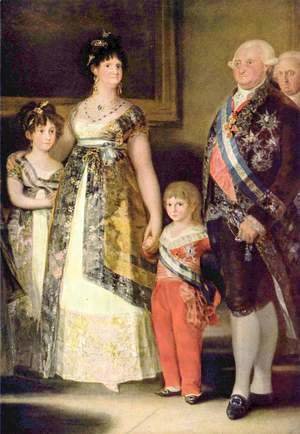 Goya - Portrait of the Family of Charles IV, detail