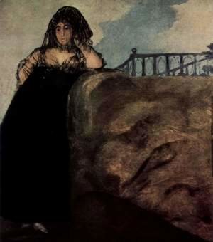 Goya - Woman in black