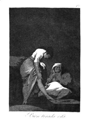 Goya - She is well pulled down