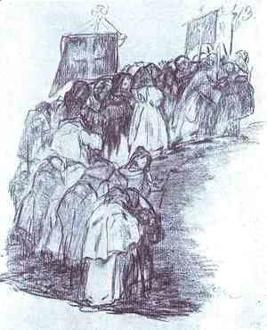 Goya - Procession of Monks