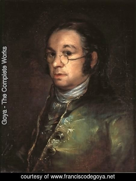 Goya - Self portrait with spectacles