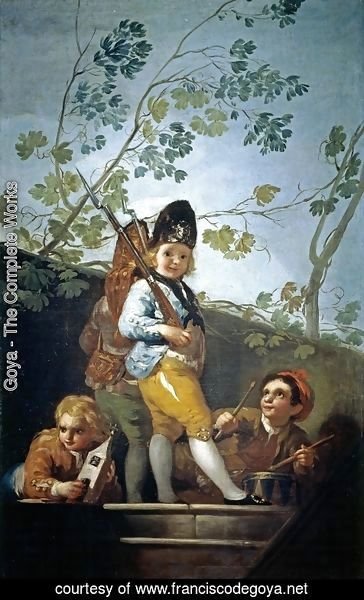 Goya - Boys playing soldiers