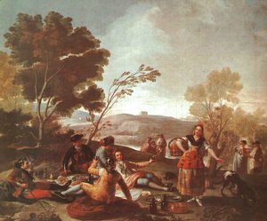 Goya - Picnic On The Banks Of The Manzanares