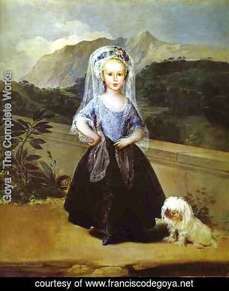 Goya - Portait Of Maria Teresa De Borbon Y Vallabriga