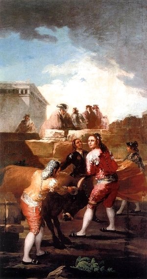 Goya - Fight With A Young Bull