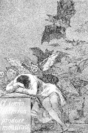 Goya - Caprichos  Plate 43  The Sleep Of Reason Produces Monsters