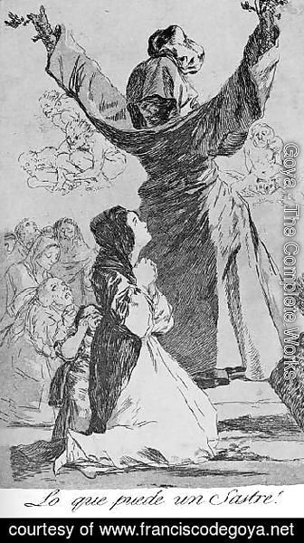 Goya - Caprichos  Plate 52  What A Tailor Can Do