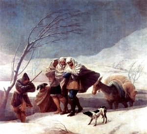 Goya - Winter (or The Snowstorm)