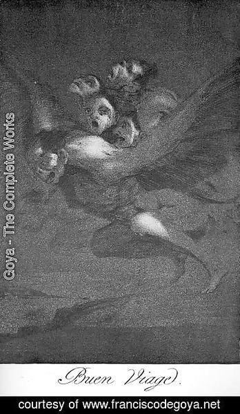 Goya - Caprichos - Plate 64: Bon Voyage