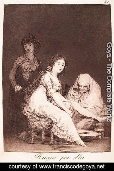 Goya - She Prays for Her