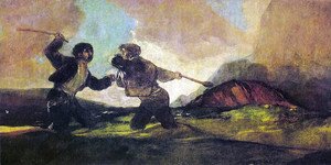 Goya - Duel with Cudgels