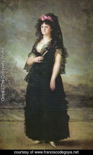 Goya - La reina Maria Luisa con mantilla
