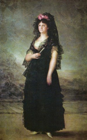 Goya - La reina Maria Luisa con mantilla