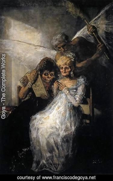 Goya - Les Vieilles or Time and the Old Women