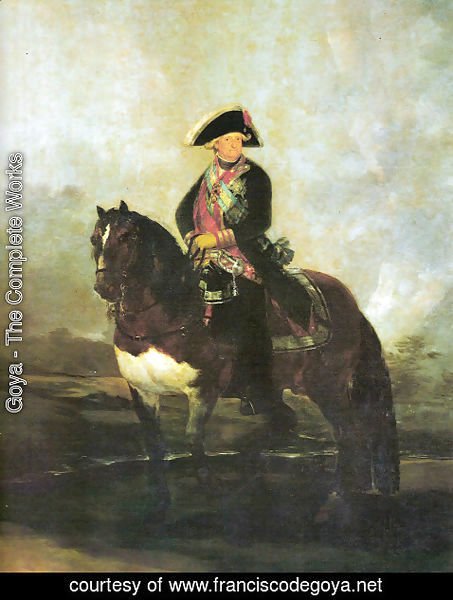 Goya - Portrait of Carlos IV with a horse
