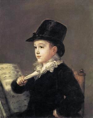Goya - Portrait of Mariano Goya, the Artist's Grandson