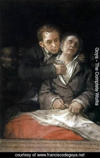 Goya - Self-Portrait with Doctor Arrieta