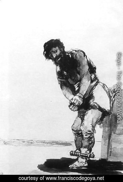 Goya - Chained Prisoner