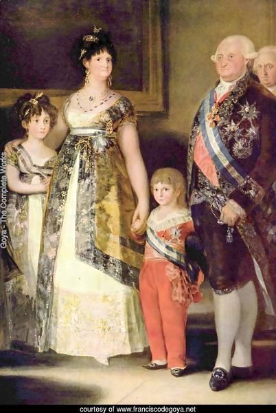 Charles IV and his Family (detail)