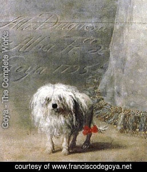 Goya - The Duchess of Alba (detail)