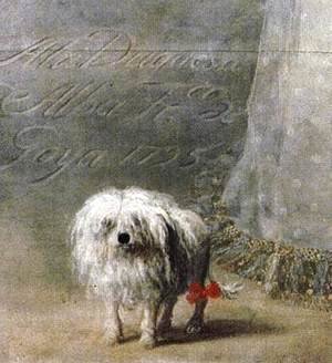Goya - The Duchess of Alba (detail)