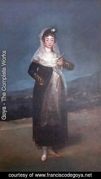 Goya - Portrait of Marquesa Santiago