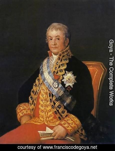 Goya - Portrait of Jose Antonio, Marques de Caballero