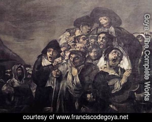 Goya - A Pilgrimage to San Isidro (detail)