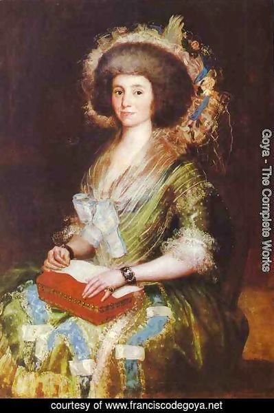 Portrait Of Senora Bermusezne Kepmasa 1800