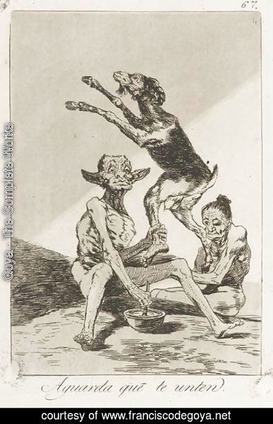 Goya - Los Caprichos Three plates