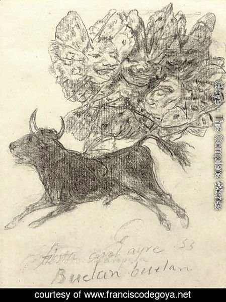Goya - El toro mariposa (The Butterfly Bull)