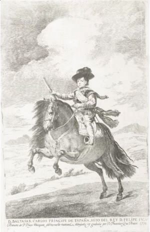 Goya - Balthasar Carlos, After Diego Velasquez