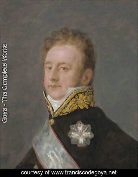 Goya - Portrait Of Prince Alois Wenzel Von Kaunitz-Rietberg (1774-1848)